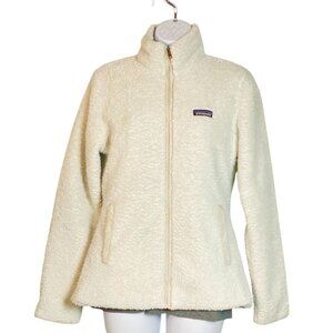 Patagonia Cream Teddy Fleece Jacket